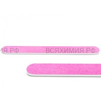VILSEN Пилка для ногтей, абразив 120/120 , цвет розовый *5*50