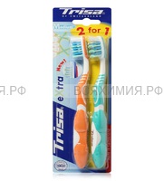 Зубная щетка Триза EXTRA medium 2 в 1 10*100