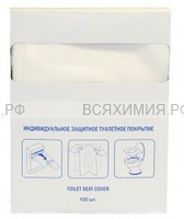 Защитное туалетное покрытие 1/4 сложение 100 листов (16 пачек в упаковке)