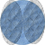 КИКИ Тени одноцветные 604 серо-синий