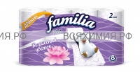 Туалетная бумага FAMILIA Весеннее цветение 2-х сл. 8 рул *6*288