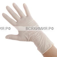 Перчатки латексные медицинские опудренные XL 100шт *1   